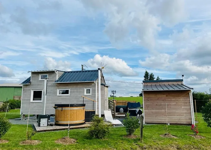 Bain Nordique - Tiny House A La Campagne Landhaus *